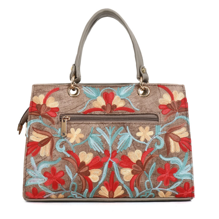 Floral Embroidery Handbag - Image 7