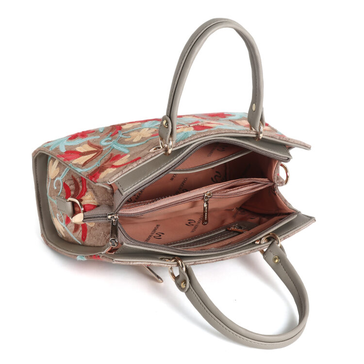 Floral Embroidery Handbag - Image 6