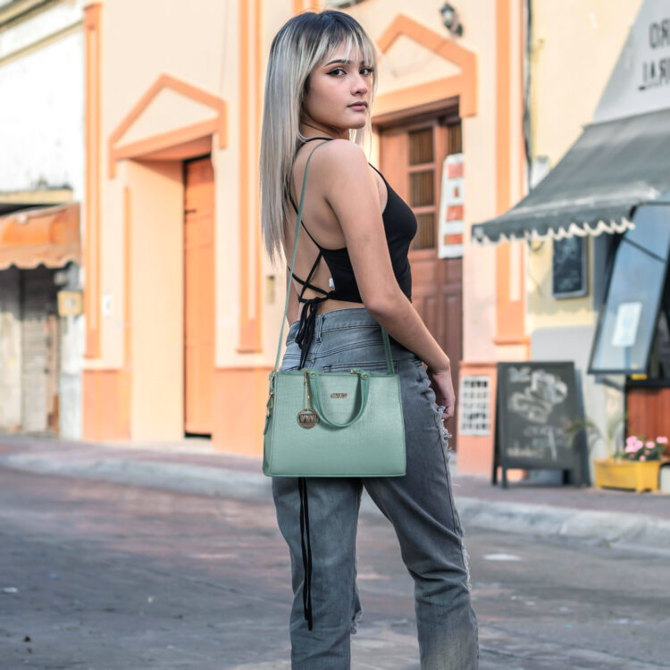 Textured Handbag and shoulder bag - Image 3