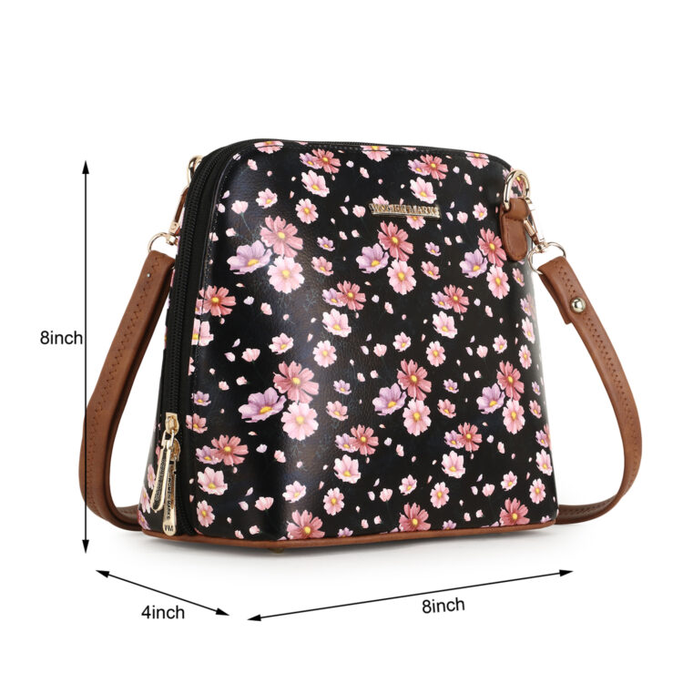 Casual Floral Digital Prited Slingbag - Image 7