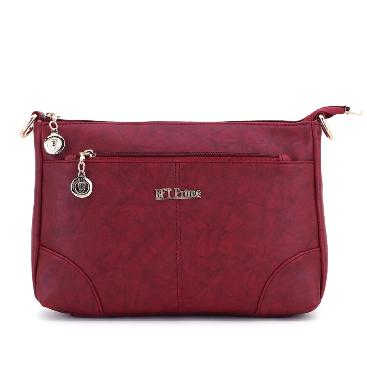 Texture Plain sling/shoulder bag - Image 7