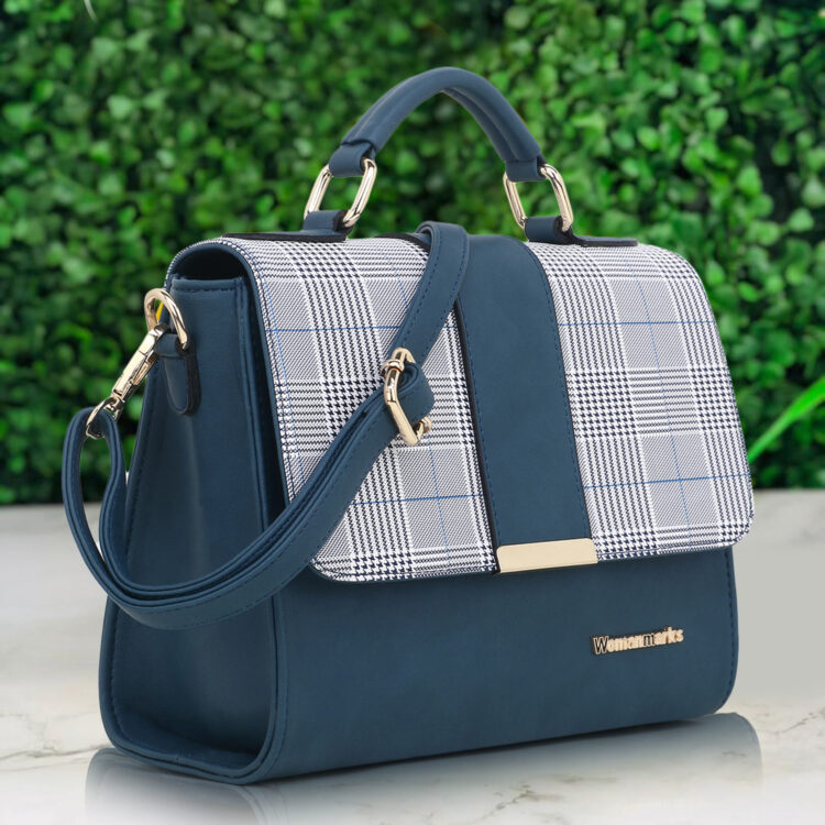 Checkered Pattern Sling Bag