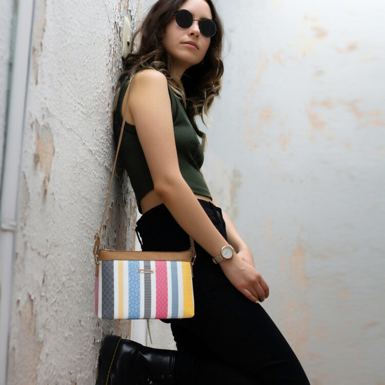 Stripe Pattern Sling bag - Image 3